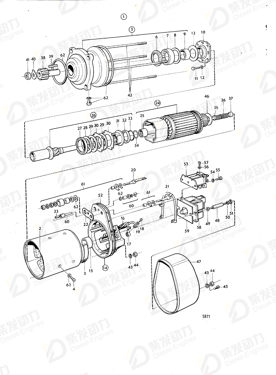 volvo penta Insulating washer 240448 Drawing volvo penta Insulating washer 240448 Drawing